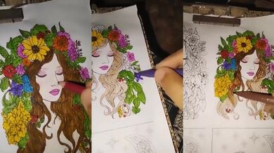 Watch This Girl Sketch Come to Life With Color