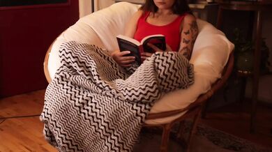 Reading my smutty book and cumming multiple times with my rose toy