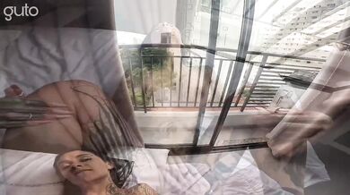 Tattooed latina missionary creampie with huge cock and ass shit