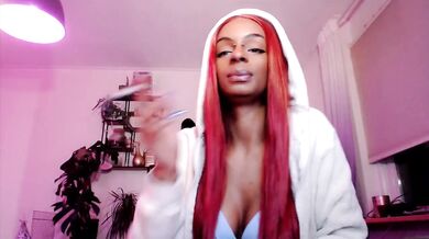 Mean Goddess Gives You a Humiliating Ebony SPH Dick Rating