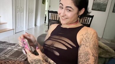 Goth Stepsis Nerdy Bro POV Raw Missionary Big Cock Destroyed