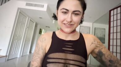 Goth Stepsis Nerdy Bro POV Raw Missionary Big Cock Destroyed