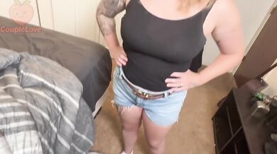 Horny Stepmom Fucks Lazy Stepson After Seeing His Morning Wood POV Blowjob