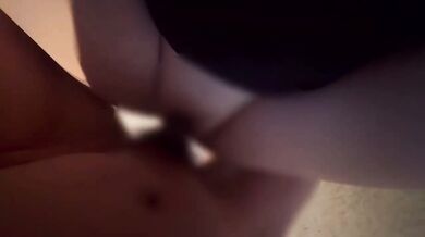 Cum drenched amateur japanese hameshi while breeding with rough pounding