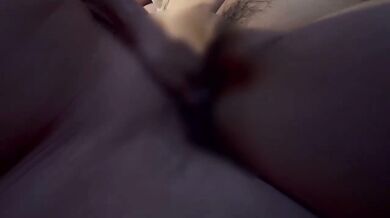 Cum drenched amateur japanese hameshi while breeding with rough pounding