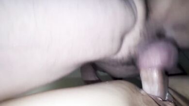 POV Creampie Crazed Underneath View Orgasm explosion raw couple