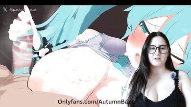 Reacting to Hatsune Miku Hentai and gushing on those big tits