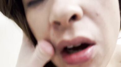 Asian stepmom cowgirl POV real deepthroat in stockings