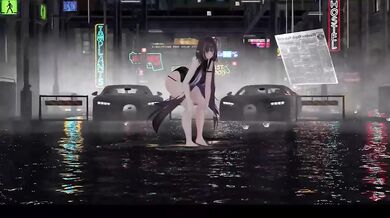 Big Booba Elf Vtuber Gets Destroyed in MMD Hentai Frenzy