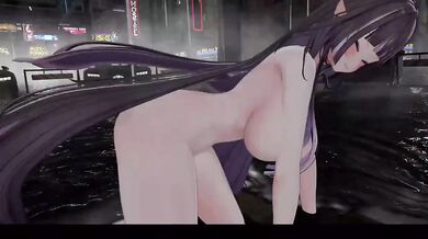 Big Booba Elf Vtuber Gets Destroyed in MMD Hentai Frenzy