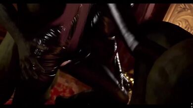 Ning Rongrong 5 in a gushing latex suit gets NTR'd