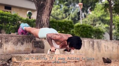 Wrecked HD Porn cum drip from calisthenics training Exclusive Verified Amateurs