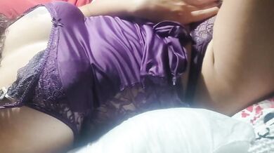 Goth milf with big natural tits pleasures herself alone until real orgasm destroys her