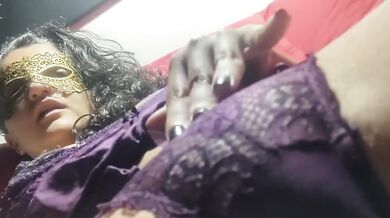 Goth milf with big natural tits pleasures herself alone until real orgasm destroys her