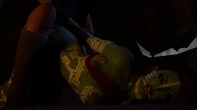 Orc Girl Pounded Rough Then Covered In Cum And Tits