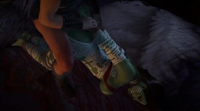 Orc Girl Pounded Rough Then Covered In Cum And Tits