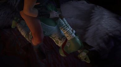 Orc Girl Pounded Rough Then Covered In Cum And Tits