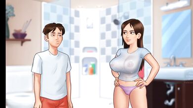 Summertime Saga 16 milf gets destroyed in cheating hard sex