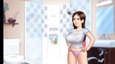Summertime Saga 16 milf gets destroyed in cheating hard sex