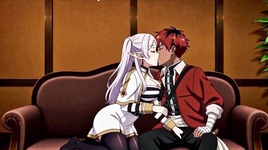 Stark’s brutal anime hentai fucking impregnates Frieren in wild BBC creampie