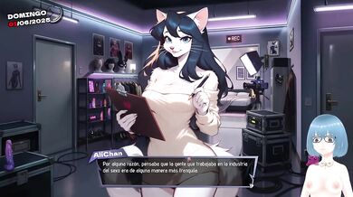 Big tits vtuber destroyed by demons in hentai gameplay