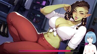 Big tits vtuber destroyed by demons in hentai gameplay