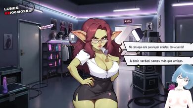 Big tits vtuber destroyed by demons in hentai gameplay