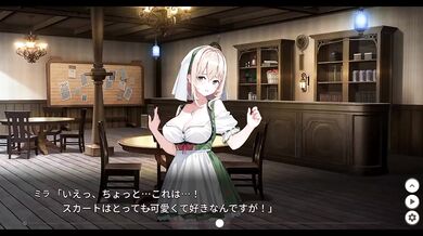Hentai H game where a knight gets bred on her risky day by a gal’s halberd