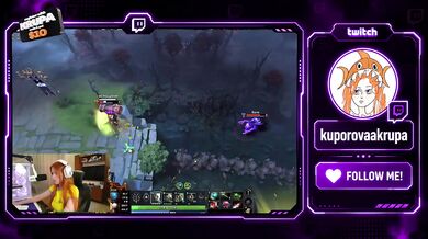 Twitch streamer gets fucked hard live during Dota 2 game POV