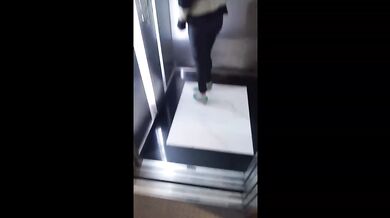 Brunette MILF gets deepthroated on the hotel terrace