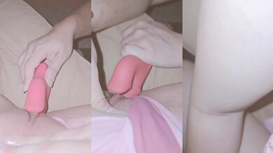 Big dildo destroys tight Asian pussy till it's raw and gushing