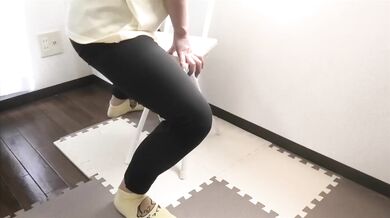 Japanese student masturbates alone with big toy filthy solo session