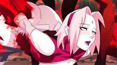 Naruto wrecks Sakura's tight pussy in raw hentai
