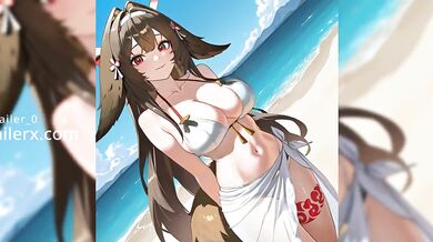 Zenless Zone Zero Ye Shunguang drips juicy beach cum again