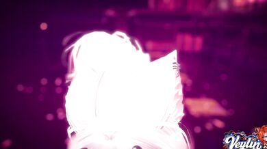 Horny catgirl wrecks you after class sloppy POV blowjob VRChat gushes hot cum