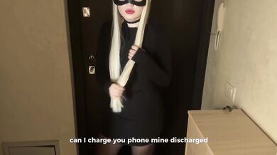 Blond hot sex with the wrong door student punished hard