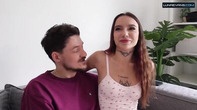 Two boys worship her for the first time hard facial double cream