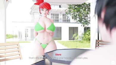 Sierra’s Gushing Bikini Creampie in Mansion Days gameplay part 17
