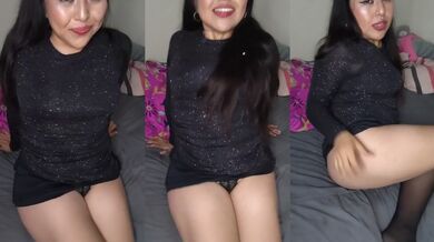 Raw latina throat destroyed by deepthroat power solo
