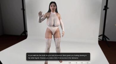 Model gets destroyed during photoshoot huge cock deep in throat