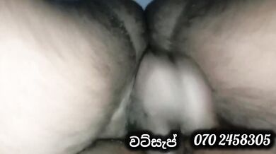Sinhala Akka destroys him with big dick stretching anal first time