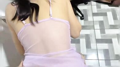 Filipina Teen Cums Loud in Missionary Lingerie Natasha Casero POV