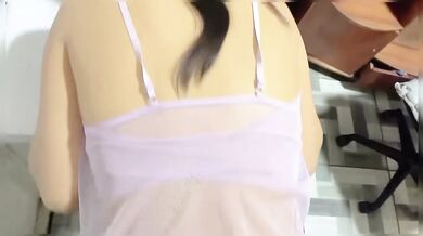 Filipina Teen Cums Loud in Missionary Lingerie Natasha Casero POV
