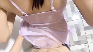 Filipina Teen Cums Loud in Missionary Lingerie Natasha Casero POV