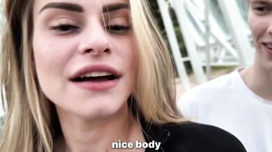 She got stuffed in the car by two strangers hard and raw street
