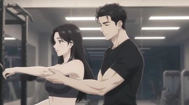 Late Night Private Coaching Turns Into Rough Thrusting And Screaming Fuck