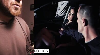 Anissa Kate destroyed by 3 men first gangbang reaction big tits cumshots