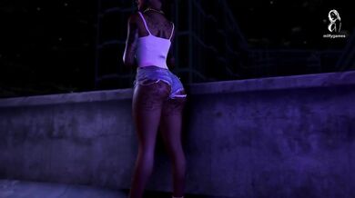 The Last Tower Standing with my big tits in animated porn games