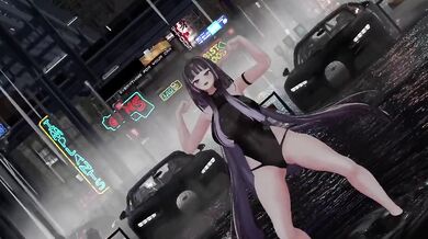 KPop elf gets bukkaked by MMD freaks in sinful anime orgy