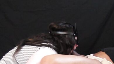 he cuffed me, spanked me, fucked my face then nutt in my white mouth